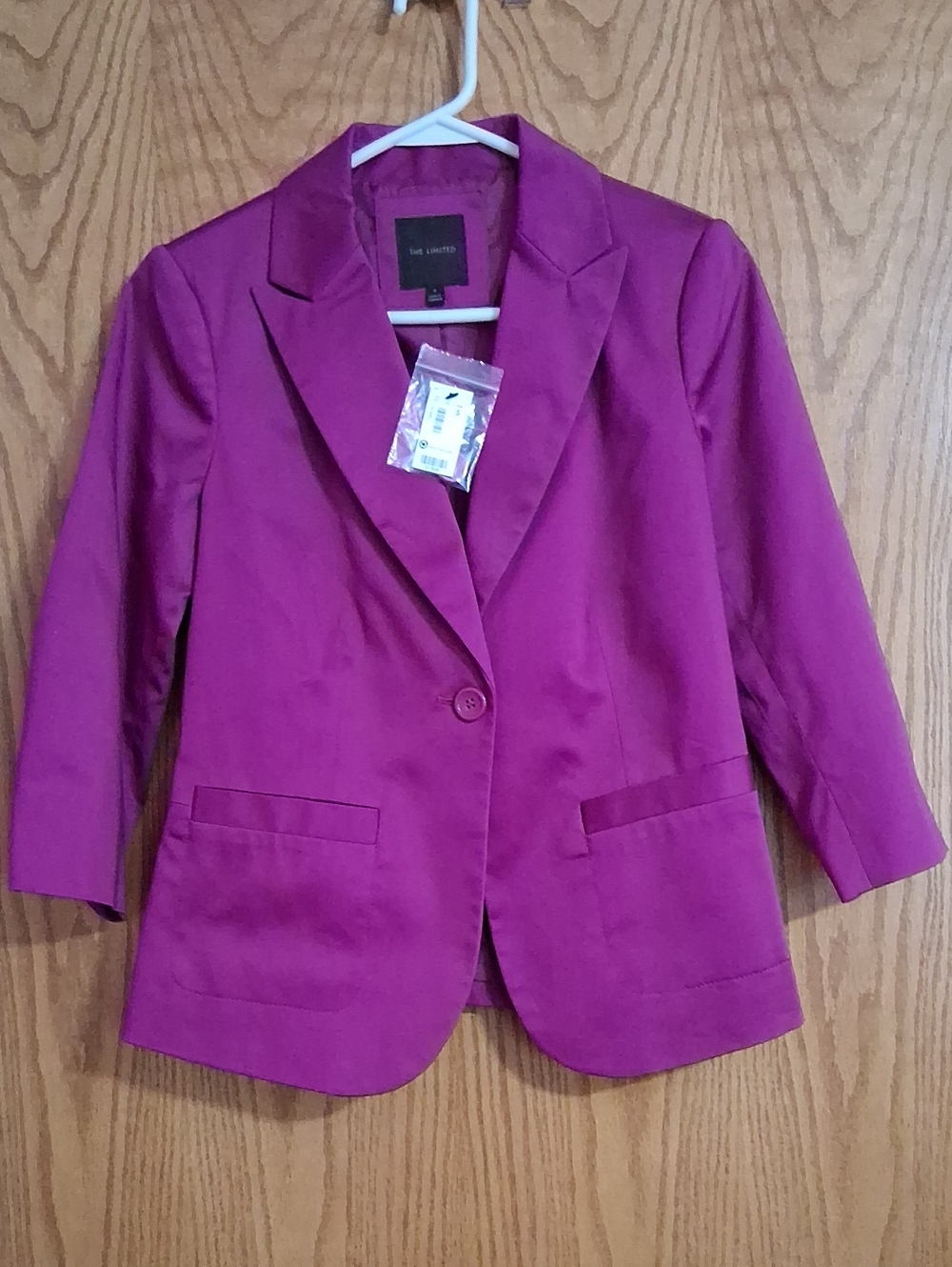The Limited fuschia blazer, size S